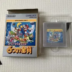 【動作確認済】スーパーマリオランド2 6つの金貨　箱付き