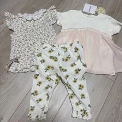 mamaraku　ママラク　3点まとめ売り　80cm 女の子子供服
