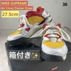 箱付き⭐️NIKE SUPREME Air Cross Trainer 3Low