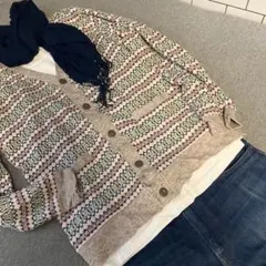 green label relaxing カーディガン