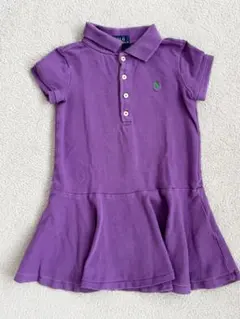 Polo Ralph Lauren 半袖ポロワンピース 紫　サイズ3T