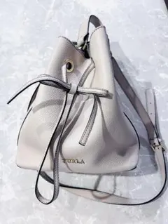 FURLA 巾着型 ショルダーバッグ