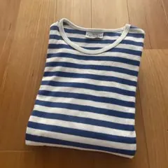 marimekko ボーダー Tシャツ　ブルー　120
