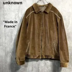 はる様フランス製ワークジャケット70s〜80sコーデュロイ太畝Prestilブラ