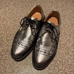 GEORGE COX シルバー ローファー 4065 サイズ3