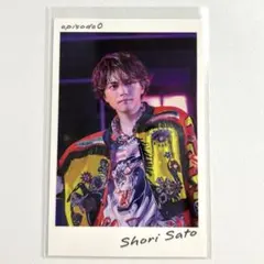 佐藤勝利 timelesz チェキ風オリジナルトレーディングカード