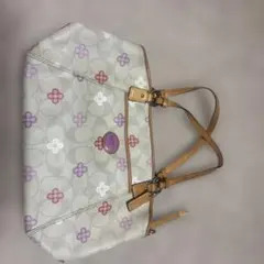 高評価✨COACH コーチ F15138 マルチカラー トートバッグ レザー 