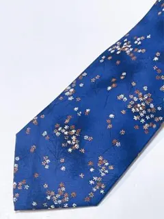 2本目半額　美品　花柄　シルク　ネクタイ　ビジネス　ヴィンテージ　即発送