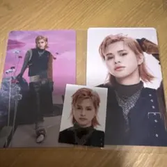 INI ポップアップ　トレカ　IDフォト　松田迅　セット 123 124