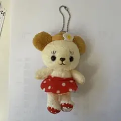 希少❣️廃盤品　ミニー&カドリーベアぬいぐるみキーボールチェーン付き