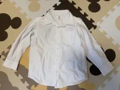 ユニクロ　白ワイシャツ　110cm