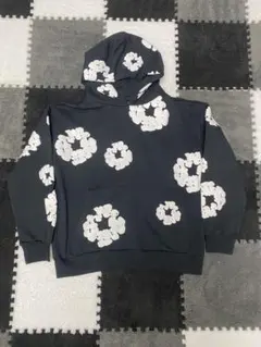 DENIM TEARS パーカー M ブラック 花柄