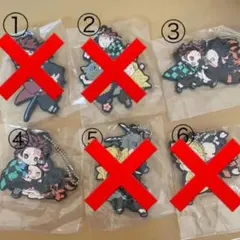 鬼滅の刃 ラバーストラップ 炭治郎、禰豆子
