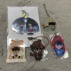 名探偵コナン　アクリルキーホルダー 他　5個セット