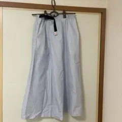 DANTON ストライプ ロングスカートのサムネイル