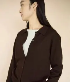 メリノウール カーディガン