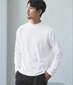 JUST fit デイリーモック 長袖 Tシャツ -吸水速乾・抗菌　XL