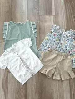 SHIPSトップス&カーディガン hakka kidsショートパンツ4点セット