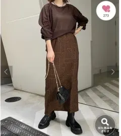 【美品】DouDou シアー袖ギャザーブラウス ブラウン