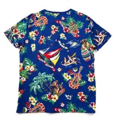 極美品 ポロラルフローレン 現行 ポロベア アロハシャツ 半袖Tシャツ L
