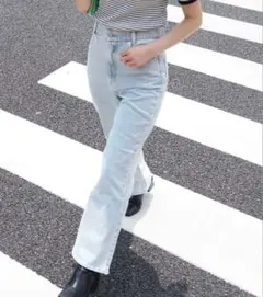 tiptop セミフレアデニムパンツのサムネイル