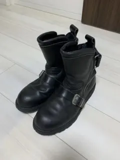 KADOYA カドヤ レザー ライディングブーツ ブラックのサムネイル