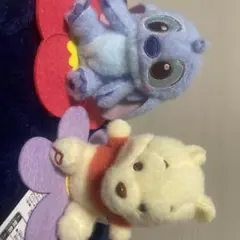スティッチ くまのプーさん ピンクのクマ ぬいぐるみセット スティッチ くまのプーさん ピンクのクマ ぬいぐるみセット - メルカリ