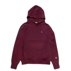 チャンピオン リバースウィーブ 赤タグ　復刻 パーカー　えんじ　ワインレッド　L