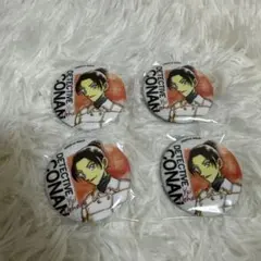 名探偵コナン 上原由衣 缶バッジ 4個セット オマケ付き