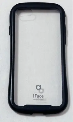 Face iPhone SE(第3世代/第2世代)/8/7クリアケース ブラック