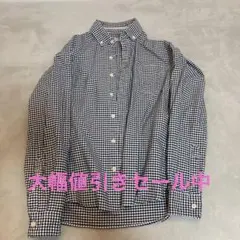 ギンガムチェックシャツ