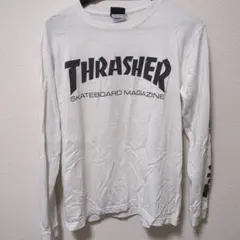 m*u様 THRASHER 長袖カットソー Mサイズ ホワイトのサムネイル
