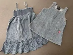 デニム ワンピースセット 90cm