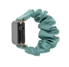 Apple Watchシュシュバンド 38/40/41mm対応　ライトグリーン