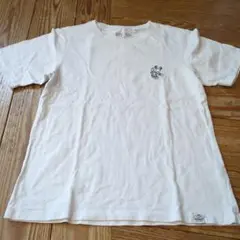 スヌーピー刺繍　ホワイトTシャツ Sサイズ