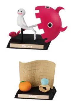 ワンピース　ガシャポンコレクション第二弾　ペローナ&ナミセット