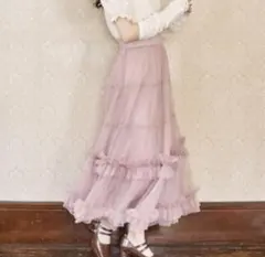TreatÜrself チュールスカート ピンク