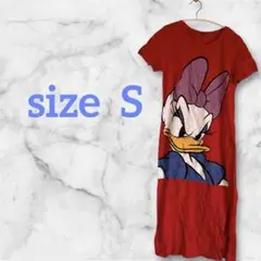美品 ドナルドダック プリント 半袖Tシャツ 【S】
