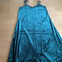 Meridiam ターコイズ キャミワンピース