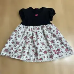 Earth Magic 花柄 半袖　フリル　ワンピース 140㎝