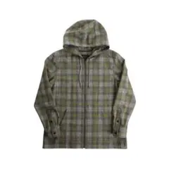 PENDLETON check hoodie zip up shirt POLO