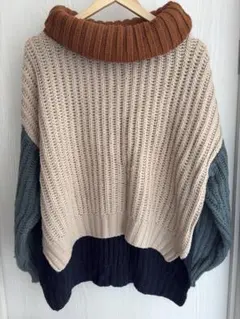 MURUA 多色ニットセーター Fサイズ