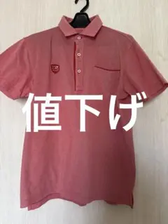[ 最終　値下げ ‼️] 23X GOLF 赤 ポロシャツ Lサイズのサムネイル