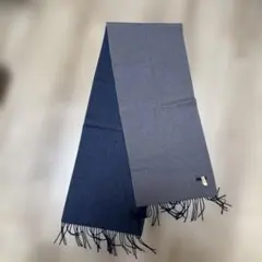 リバーシブルマフラー グレー ネイビー