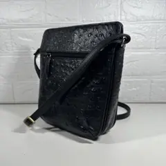 一度使用のみ❣️ ほぼ新品❣️オーストリッチバック　黒 オーストリッチ スポット製品 