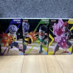 HUNTER×HUNTER G.I.編　 ゴン　キルア　ヒソカ　フィギュア　3体