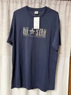 新品ZETT ALL STAR プリント Tシャツ ネイビー