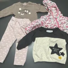 キッズ　子供服　 女の子　冬物　冬服　まとめ売り4点　90cm