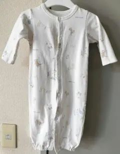 ジェラートピケ 動物柄 長袖 ツーウェイロンパース