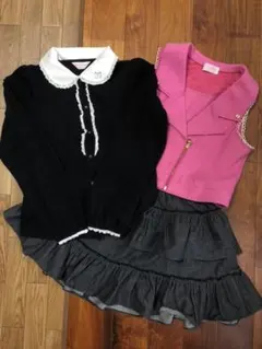 シャーリーテンプル　140 セット　発表会　おでかけ　ブラウス　ワンピース